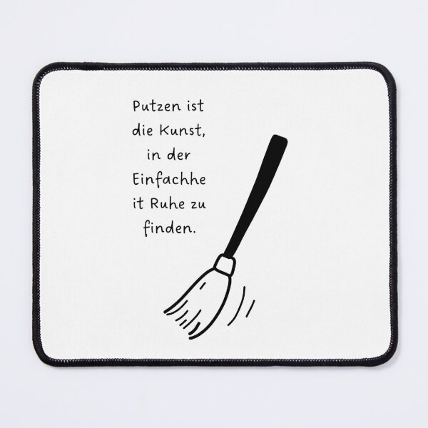 Item preview, Putzen ist die Kunst, in der Einfachheit Ruhe zu finden | Handwritten-style Font designed and sold by RM-Journey.
