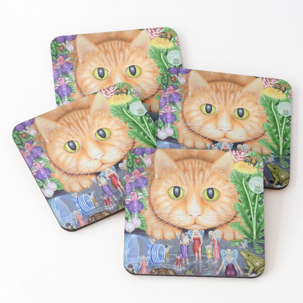 Item preview, Fairy Fears - the Cat acrylic art designed and sold by itsartoclock.