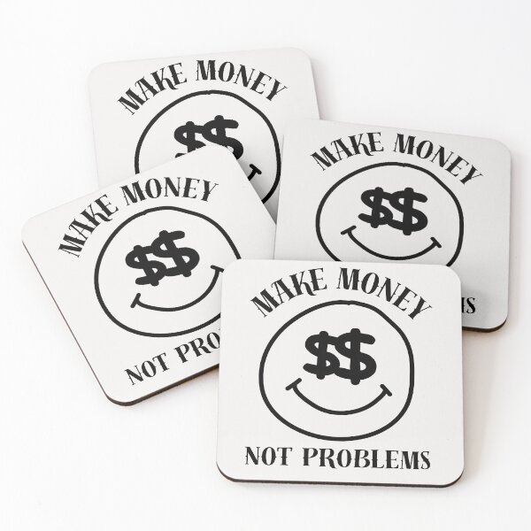 Item preview, Make money not problems designed and sold by QuirkyQuipPixel.