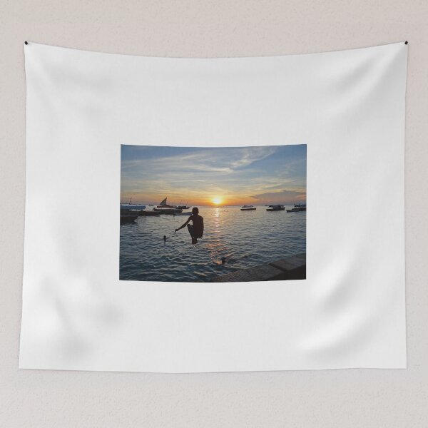 Item preview, Photo Bomb - Kids At Sunset - StoneTown - Zanzibar Island - Tanzania - Africa designed and sold by exploramum.