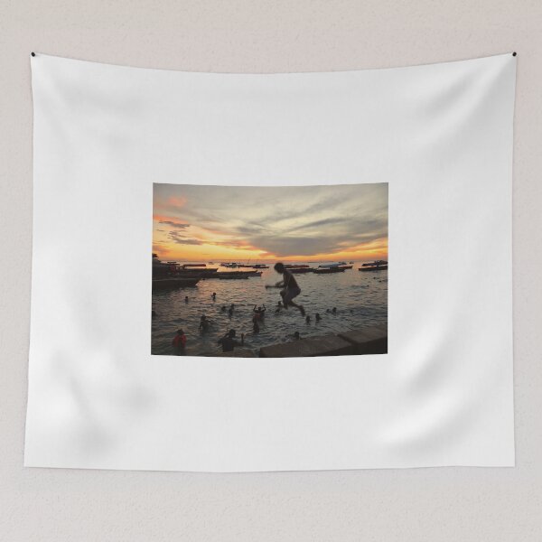 Item preview, Leap Of Faith - Kids At Sunset - StoneTown - Zanzibar Island - Tanzania - Africa designed and sold by exploramum.