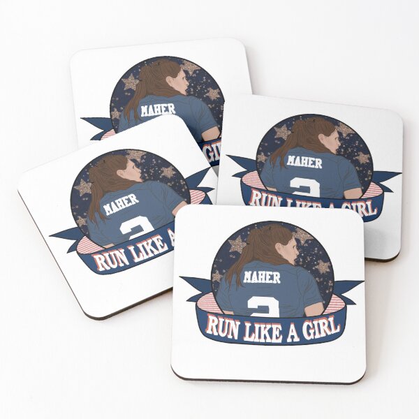 Item preview, Ilona Maher Jersey Run Like a Girl Rugby Sevens USA Sticker Sticker designed and sold by Bayleigh  Garlin.