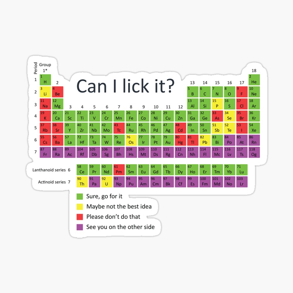 Can I lick it? Sticker