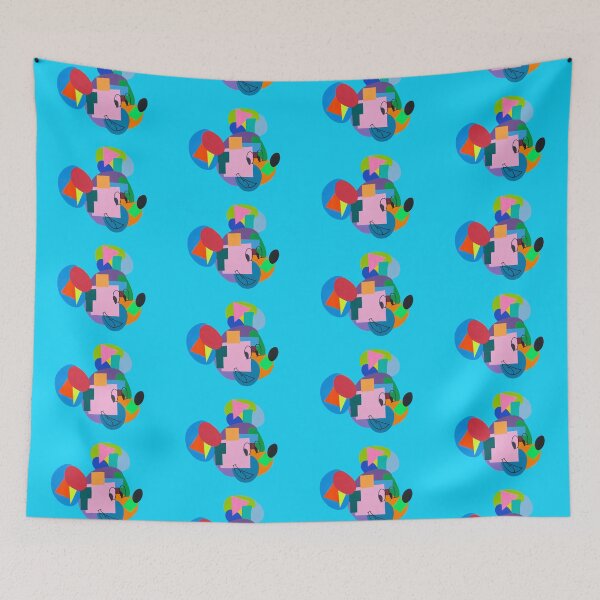 Item preview, The Shape of Mickey on Blue designed and sold by Art-by-Lark.