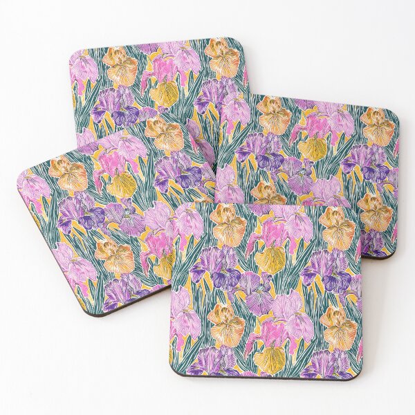 Item preview, Québec Blue Flag Iris Floral Pattern designed and sold by MindFulStudios.