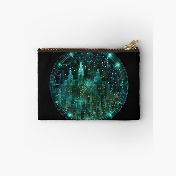 Item preview, Neon Spirograph Cyberpunk Metropolis designed and sold by AI-Only Creations.