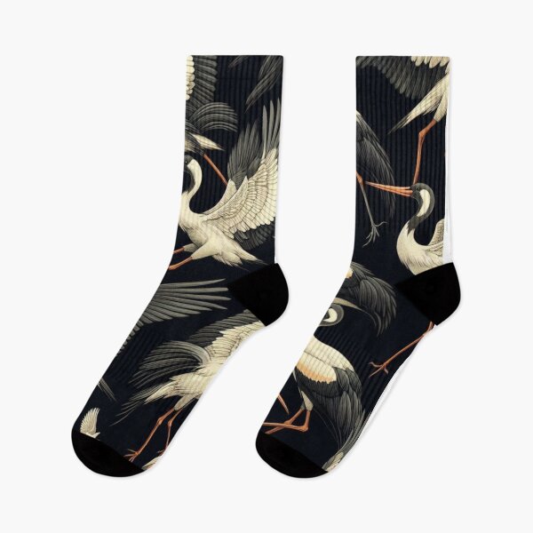 Item preview, Elegant Storks in Flight designed and sold by NatalieC18.