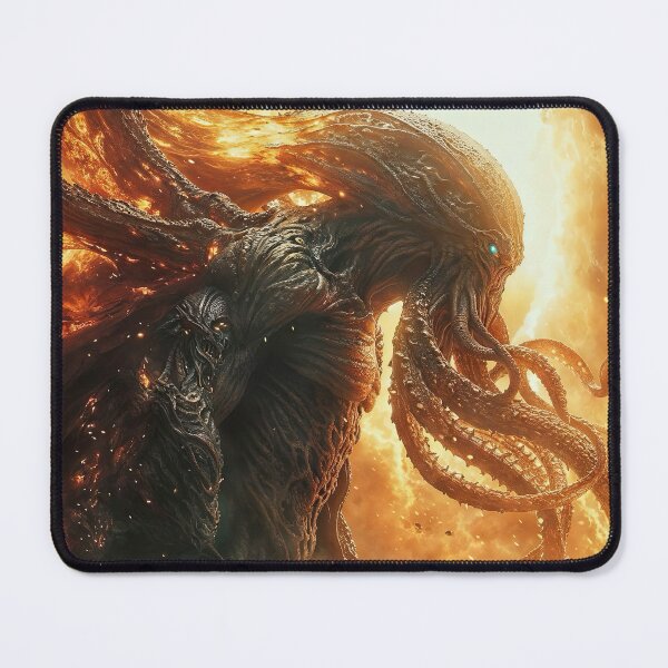 Item preview, Cthulhu tearing apart space-time fabrics designed and sold by deep-prompt.