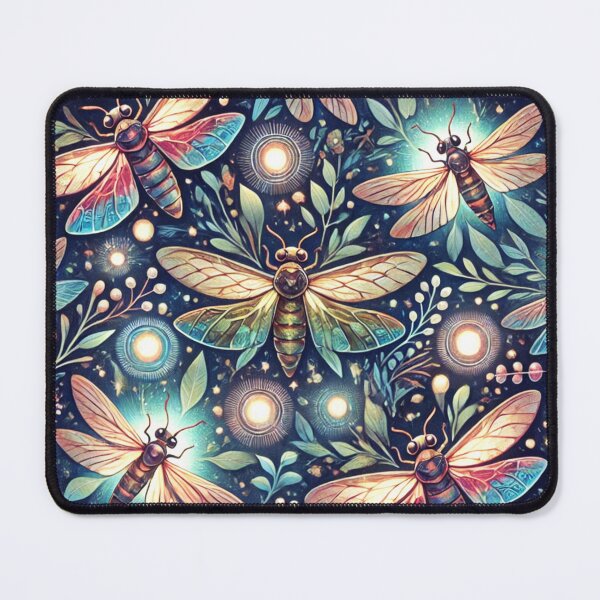 Item preview, Enchanting Firefly Pattern designed and sold by CritterManiaUK.