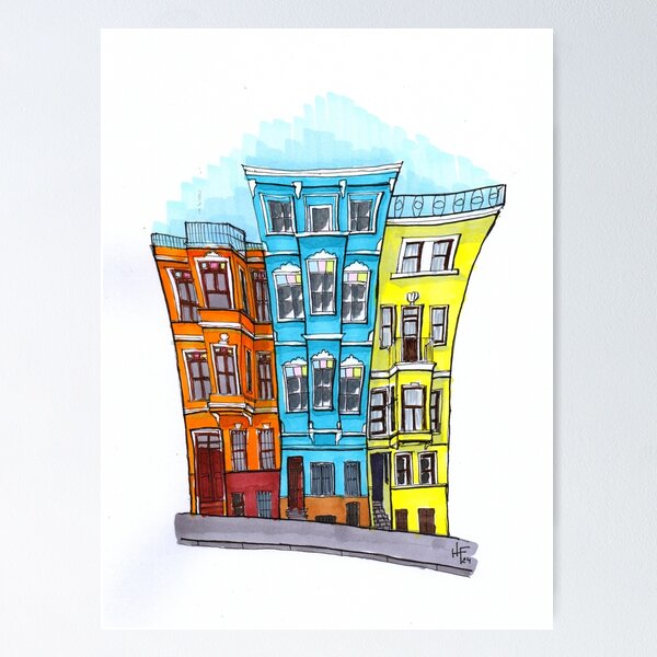 Item preview, Balat Buildings, Turkey designed and sold by HF-00.