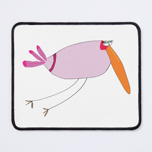 Item preview, Pink cartoon bird designed and sold by Art by Stiff.