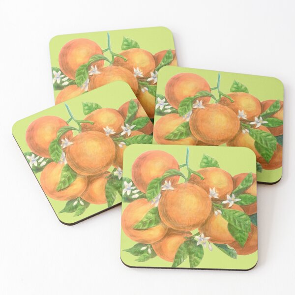 Item preview, Bushel of Oranges (Spring Green) designed and sold by ci3na.