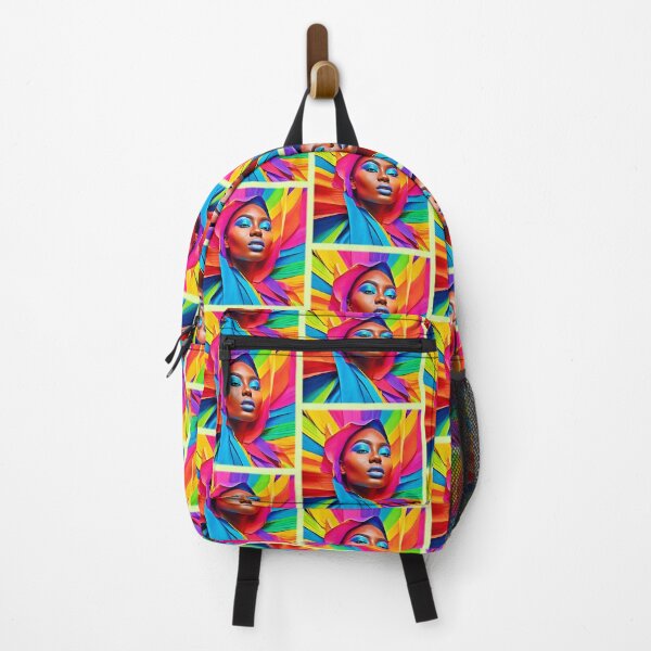 Item preview, Rainbow Woman Digital Artwork designed and sold by Health And Fitness Posts e-Store.