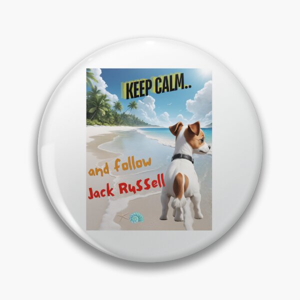 Item preview, Cute Jack Russell for You to Follow and Keep Calm designed and sold by FreeStyleTrend.