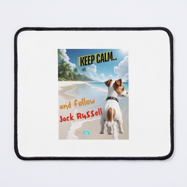 Item preview, Cute Jack Russell for You to Follow and Keep Calm designed and sold by FreeStyleTrend.