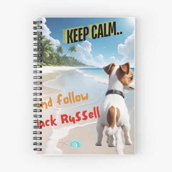 Item preview, Cute Jack Russell for You to Follow and Keep Calm designed and sold by FreeStyleTrend.