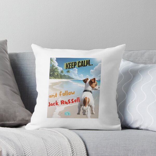 Item preview, Cute Jack Russell for You to Follow and Keep Calm designed and sold by FreeStyleTrend.