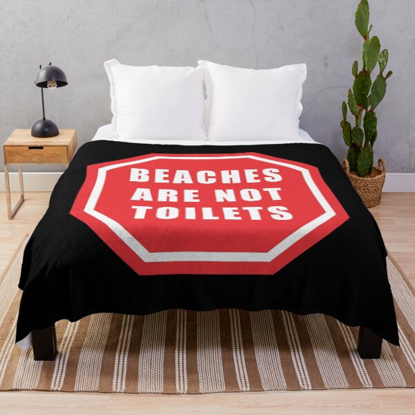 Item preview, Beaches Are Not Toilets, funny beach t-shirt designed and sold by TaraGbear.