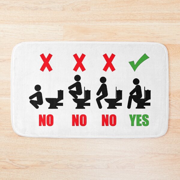 Item preview, Poop Pooping Instructions Bathroom Toilet Funny Joke Sign designed and sold by Maljonic.