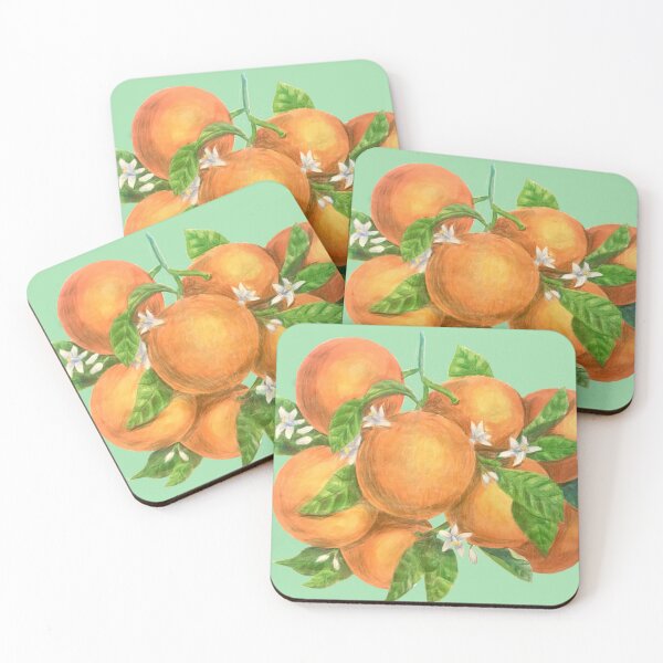 Item preview, Bushel of Oranges (Mint Green) designed and sold by ci3na.
