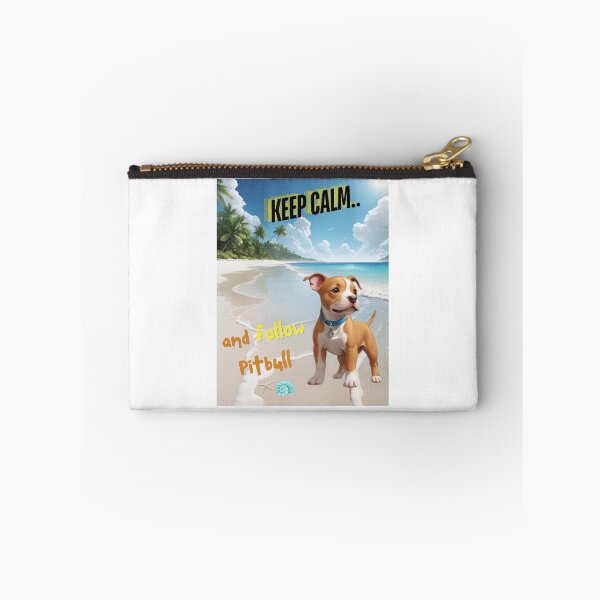 Item preview, Cute Pitbull for You to Follow and Keep Calm designed and sold by FreeStyleTrend.