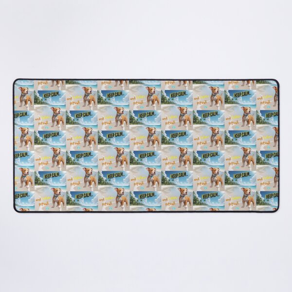Item preview, Cute Pitbull for You to Follow and Keep Calm designed and sold by FreeStyleTrend.