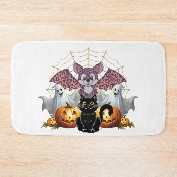Item preview, Halloween theme 7, party team, bat, leopard print, pattern, black cat, ghost, pumpkin designed and sold by sinemsworld1.