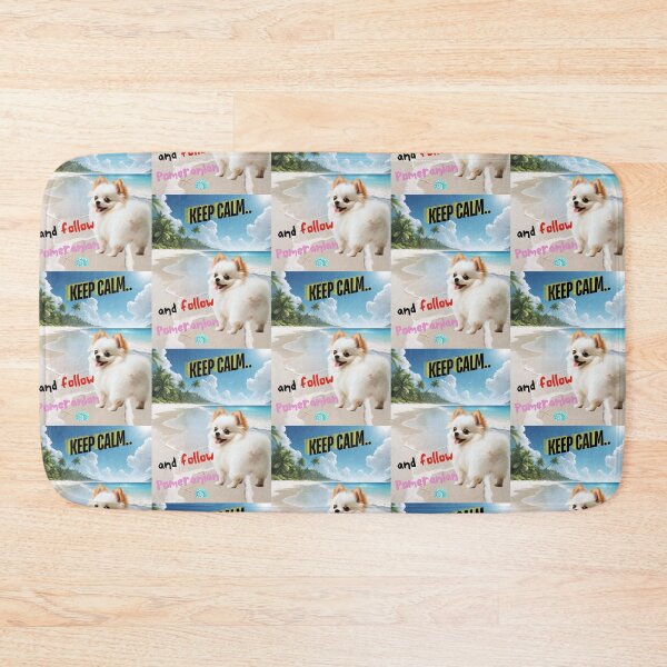 Item preview, Cute Pomeranian for You to Follow and Keep Calm designed and sold by FreeStyleTrend.