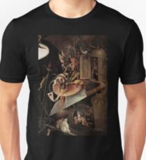 Monsters eating a Knight by Hieronymus Bosch Unisex T-Shirt