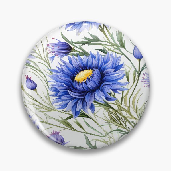 Item preview, Blue Cornflower Seamless Pattern. Floral Pattern. Cornflower designed and sold by DesignHouse07.