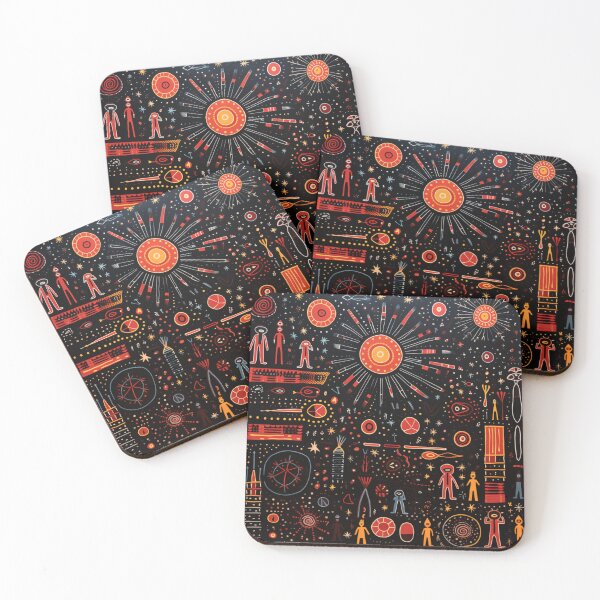 Item preview, Cosmic Mud Cloth Tribal Authentic African Patterns designed and sold by dariasphinx.