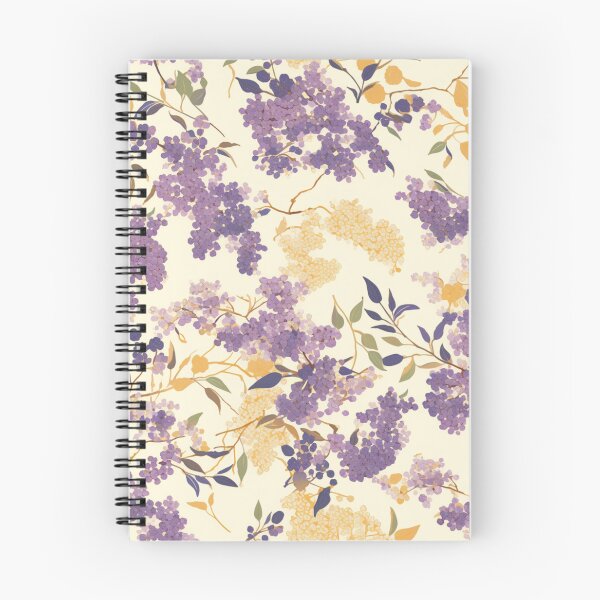 Item preview, Yellow & Purple Lilac Branches | Seamless designed and sold by Unrooted.
