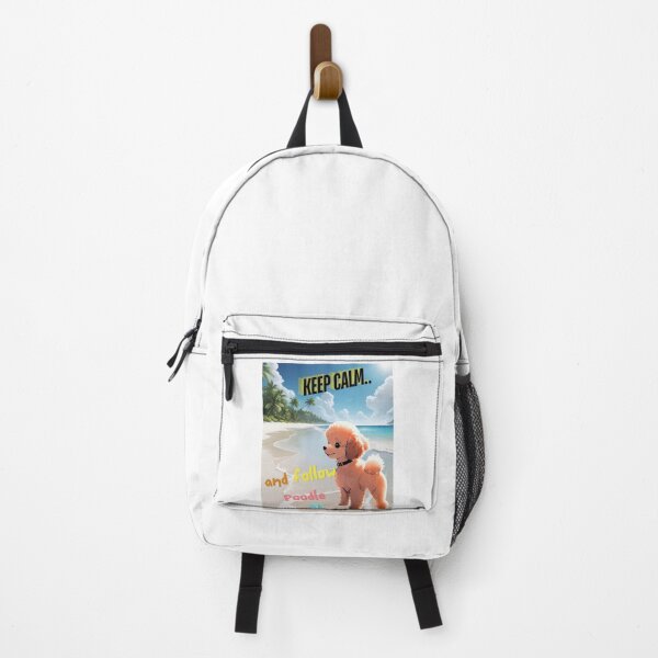 Item preview, Cute Poodle for You to Follow and Keep Calm designed and sold by FreeStyleTrend.