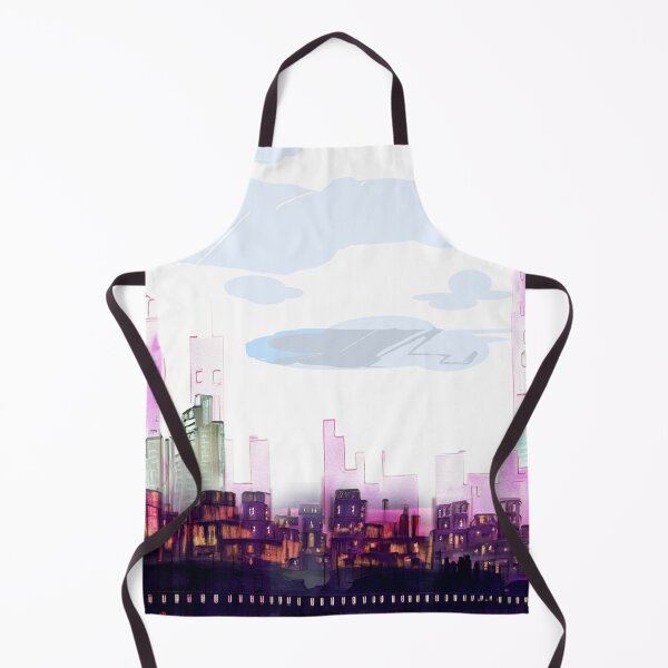 Item preview, Digital Watercolor Sky Cloud Curtains designed and sold by TriForceDesign.