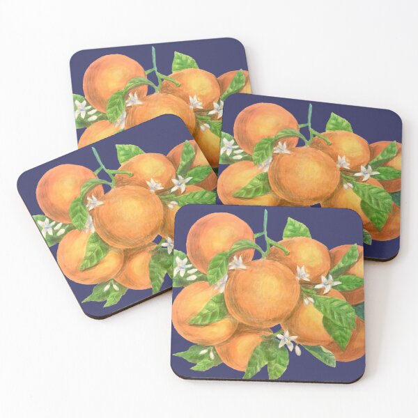 Item preview, Bushel of Oranges (Indigo) designed and sold by ci3na.