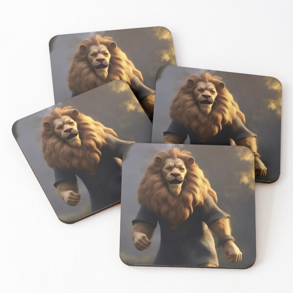 Item preview, Cowardly lion frightend by a noise. designed and sold by jamiestarr.