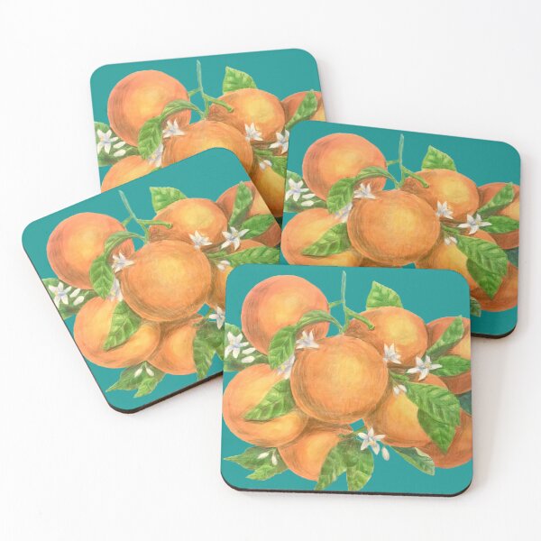 Item preview, Bushel of Oranges (Teal) designed and sold by ci3na.