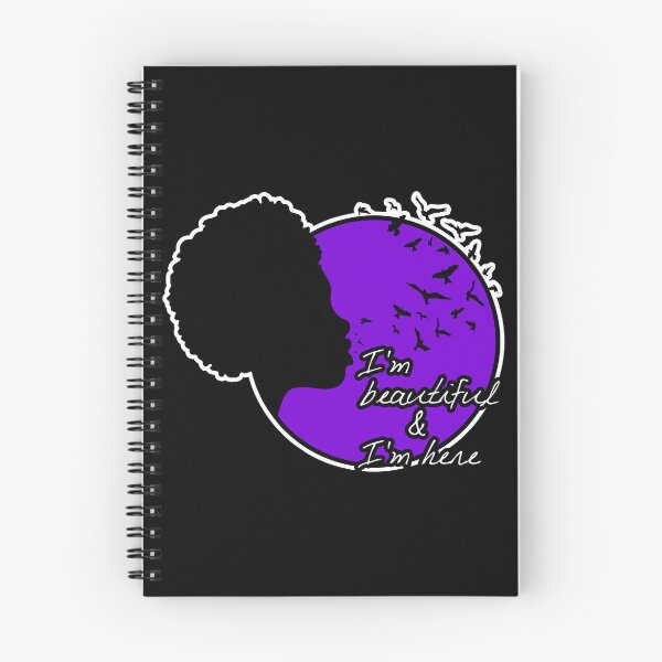 Item preview, The Color Purple. I'm beautiful and I'm here. Empowerment - Strong Black Woman - I’m Speaking - Black History designed and sold by originalsusie.