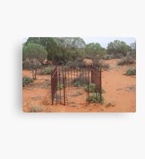 2009 Silverton Grave Canvas Print