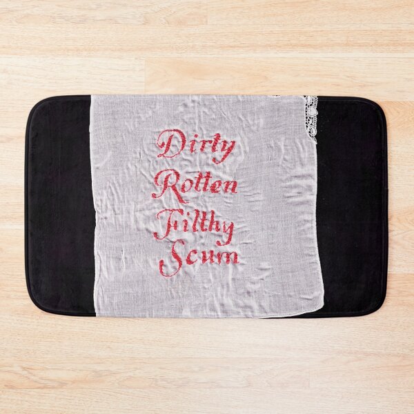 Item preview, Dirty Rotten Filthy Scum Embroidery designed and sold by beckylightbody.