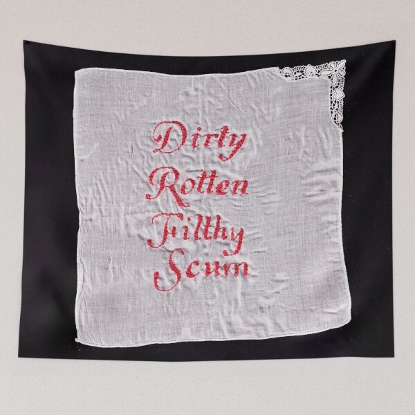 Item preview, Dirty Rotten Filthy Scum Embroidery designed and sold by beckylightbody.