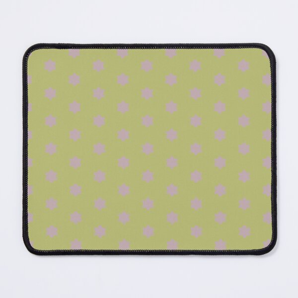 Item preview, Geometric Warm Neutrals Burnished Lilac Six Pointed Stars On Green Banana designed and sold by Triplicate Limited.
