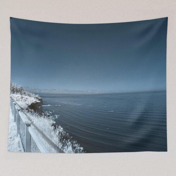 Item preview, Infrared photo of PNW coastline print 1 designed and sold by Cblifeisgood.