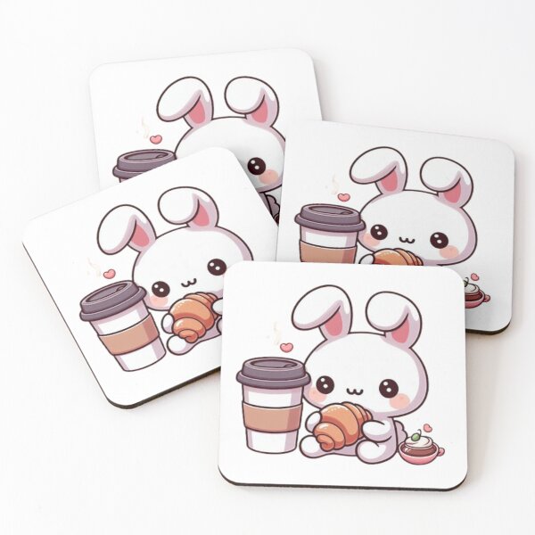 Item preview, bunny with coffee designed and sold by Eternalski.