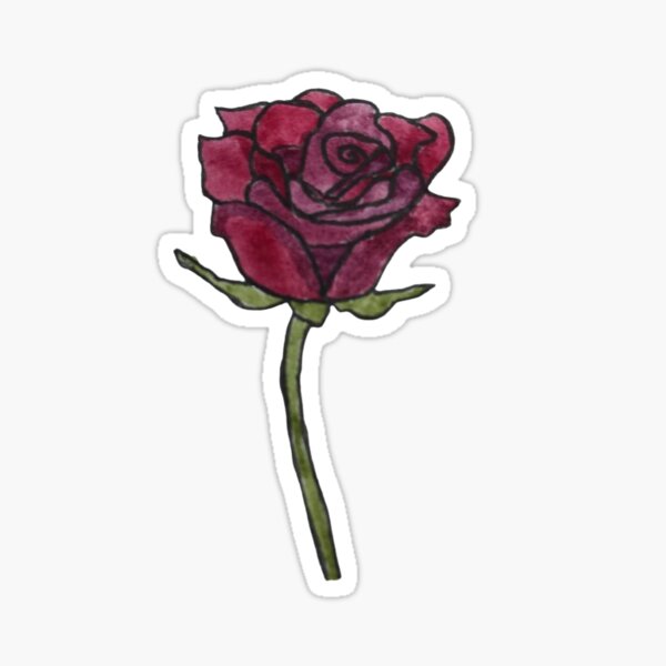 Item preview, Watercolor Rose designed and sold by knobalie.