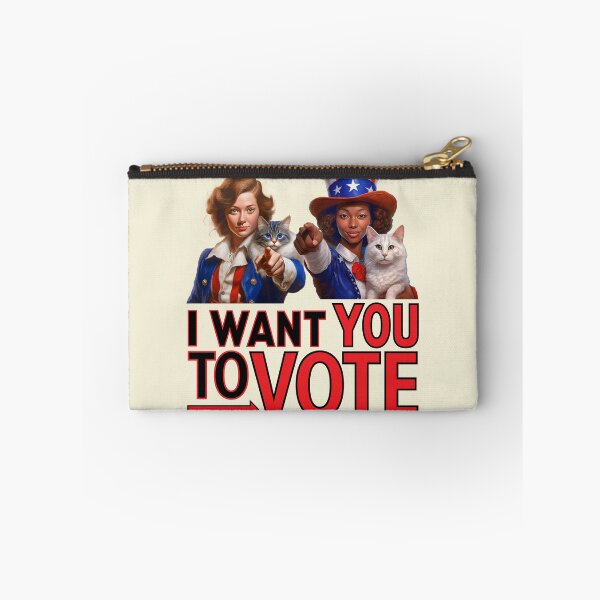 Item preview, I WANT YOU TO VOTE (Cat Ladies) designed and sold by Peregrinus Creative.