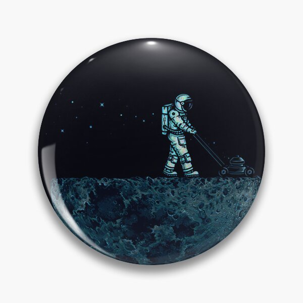 Item preview, Astronaut mowing the moon designed and sold by BrizzyArt.
