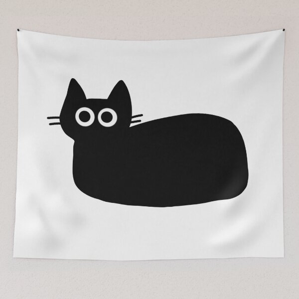 Item preview, Black loaf cat designed and sold by kitty-kingdom.