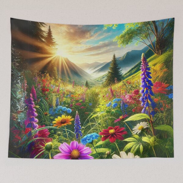 Item preview, Flower meadow designed and sold by vatisa.