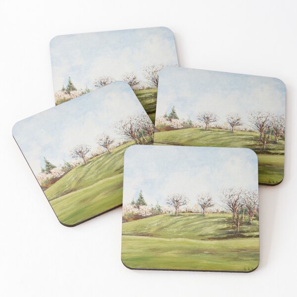 Item preview, Spring afternoon of an English park oil painting  designed and sold by ColorandColor.